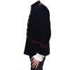 Men Gothic Steampunk VTG Solid Velvet Jacket Handmade Goth Jacket 